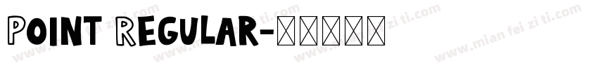 Point Regular字体转换